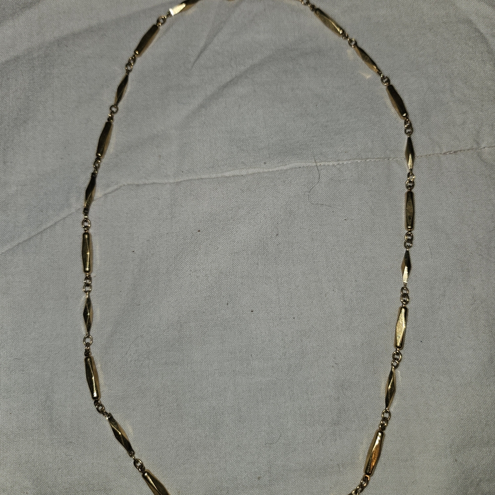 Nikken Magnetic Therapy Elegant Gold Necklace 17 Inch.